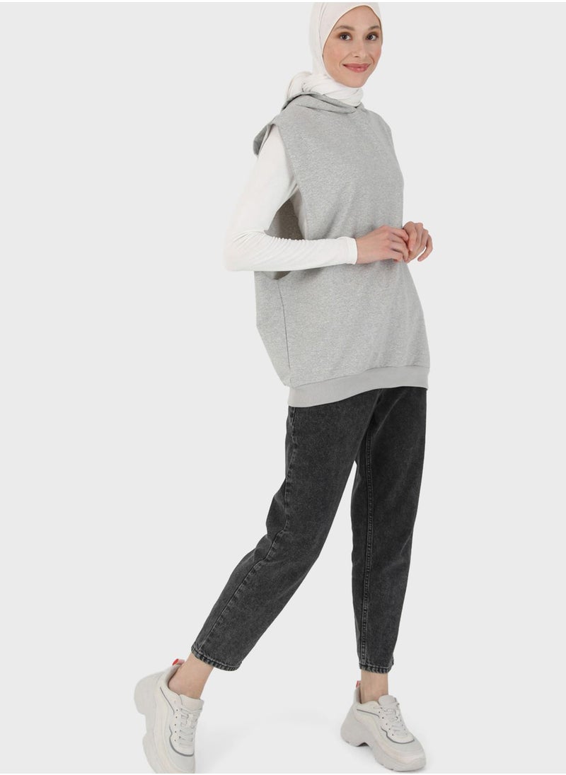 Refka by modanisa - Knitted Sweatshirt - Image 1