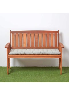 INDIAN DECOR INDIAN DECOR 80204 Light Grey Garden Bench Cushion 2 Seater Seat Pad for Patio Furniture Kitchen or Dining Bench Indoor Outdoor Use Comfortable Modern Tufted Style Thick Cushion 108cm Wide  - Image 5