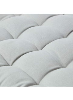 INDIAN DECOR INDIAN DECOR 80204 Light Grey Garden Bench Cushion 2 Seater Seat Pad for Patio Furniture Kitchen or Dining Bench Indoor Outdoor Use Comfortable Modern Tufted Style Thick Cushion 108cm Wide  - Image 3