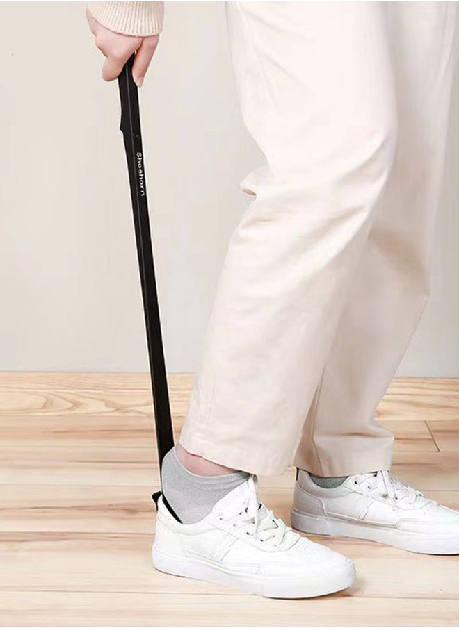 Generic - Extra Long Plastic Shoehorn 63cm Long Convenient and Easy to Use No Excessive Bending - Image 1