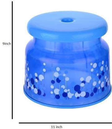 AIR O MATIC AIR O MATIC Deluxe Bathroom Set BLUE Bucket (15 L), Mug, Stool (Set of 3)  - Image 3