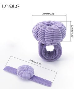 Unique Wrist Pin Cushions - Sewing Needle Cushion kit with 1Pcs Elastic Strap Finger Ring Pincushions - Adjustable Strap Handcraft Needles Holder for Sewing and Quilting (Purple)  - Image 2