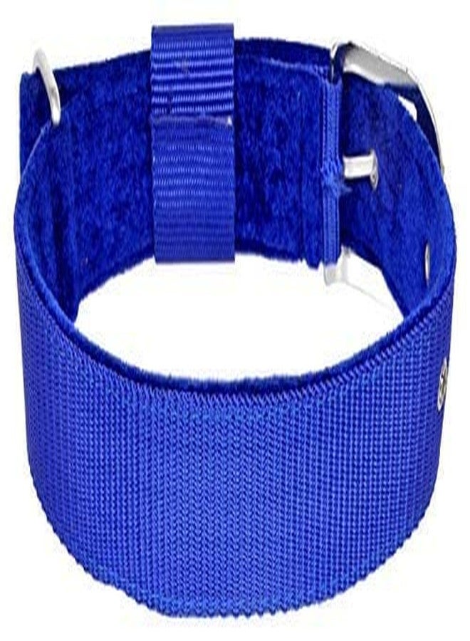 Pups&Pets طوق كلاب أزرق قابل للتعديل من النايلون من Pups&Pets، مقاس كبير جدًا (أزرق)، 1.25 بوصة - مناسب للكلاب من السلالات الكبيرة - Image 2