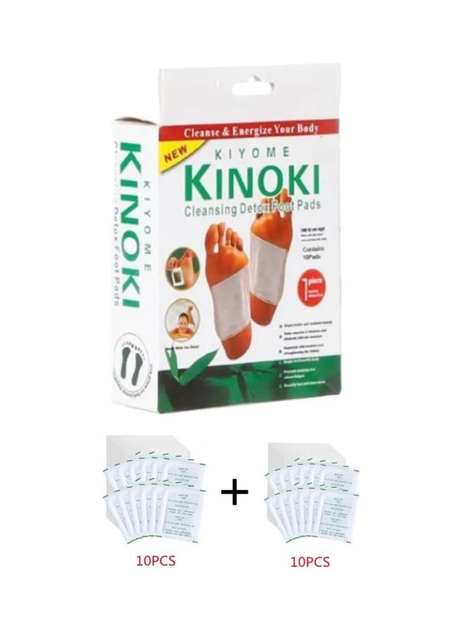 Kinoki 20-Piece Cleansing Detox Foot Pads - Image 1