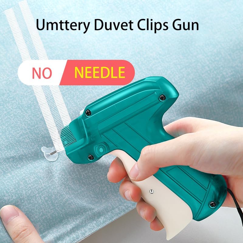 umttery Duvet Clips Gun, Keep Comforter from Shifting, No Needle Inside,Safety and Friendly to Kids or Pets, Feel Nothing When Sleeping, No Damage to Duvet Cover, Easy to Use. - Image 3