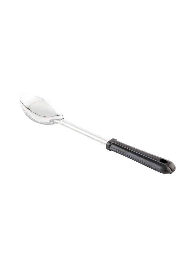 Restaurantware ملعقة تقديم 13 بوصة × 2.75 بوصة، ملعقة تقديم صلبة واحدة - تشطيب مصقول، آمنة في غسالة الصحون، ملعقة بوفيه من الفولاذ المقاوم للصدأ الفضي، أداة تقديم للحفلات، خدمات الطعام، الولائم، أو المنازل - Image 1