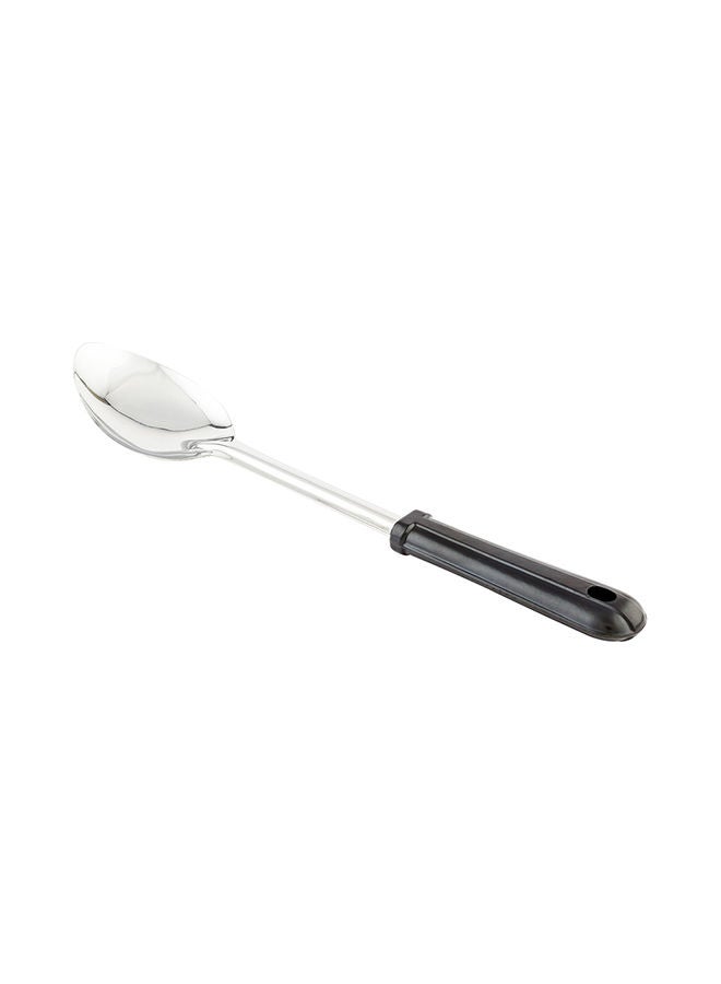 Restaurantware ملعقة تقديم 13 بوصة × 2.75 بوصة، ملعقة تقديم صلبة واحدة - تشطيب مصقول، آمنة في غسالة الصحون، ملعقة بوفيه من الفولاذ المقاوم للصدأ الفضي، أداة تقديم للحفلات، خدمات الطعام، الولائم، أو المنازل - Image 4