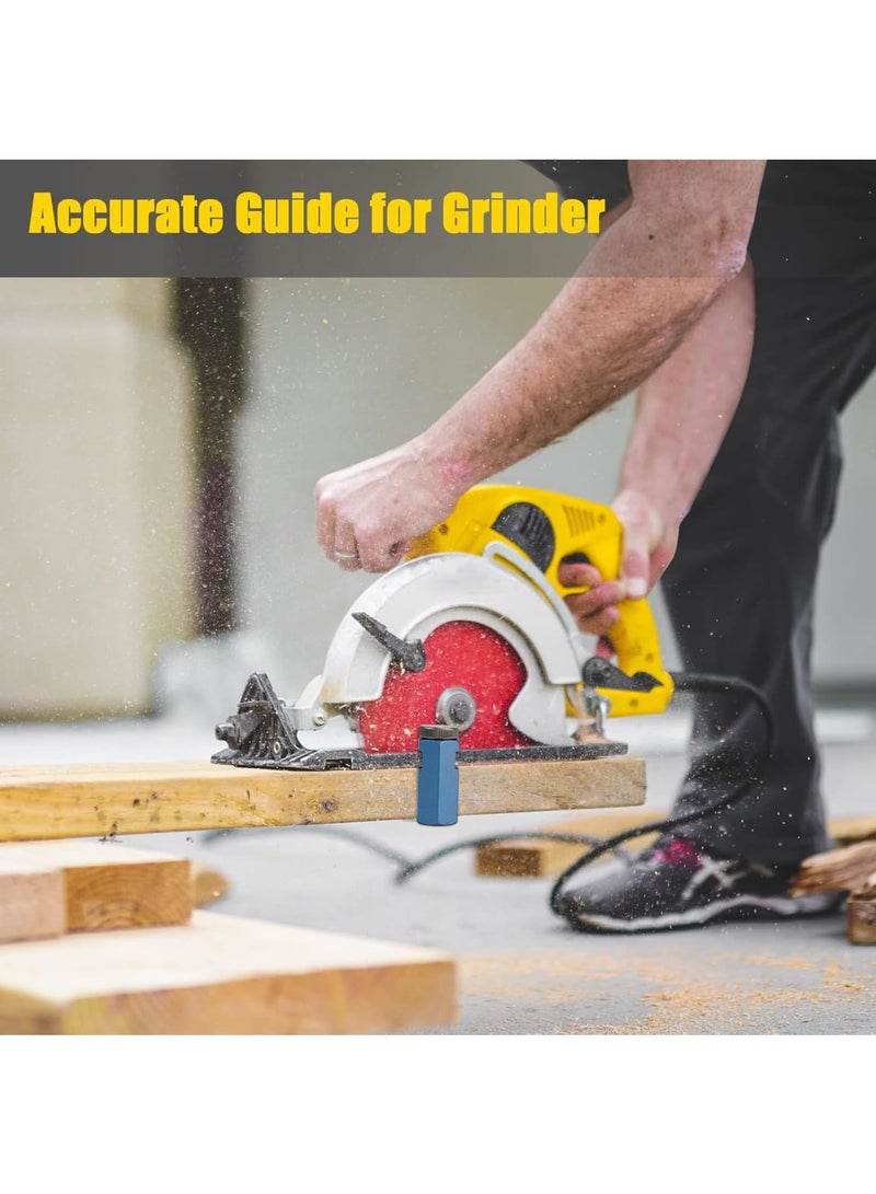 Zikra Stair Gauges for Framing Square, Tall Stair Gauges with Holder and Rafter, Lengthen Anti-Lost Non-Slip Framing Square Stops, Stair Gauge Knobs for Circular Saw, Dark Blue - Image 5