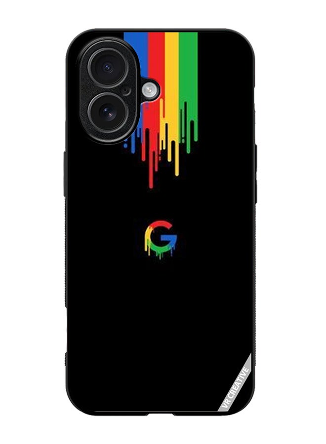 Protective Case Cover For Apple iPhone 17 Google Design Multicolour