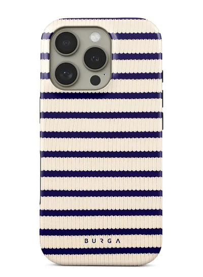 BURGA iPhone 16 Pro Case, 2 Piece Hard Shell + TPU Interior, Shock Absorption, All Port Accessible, Raised Bezel For Screen & Camera Protection, Never Fading HQ Print,Old Money