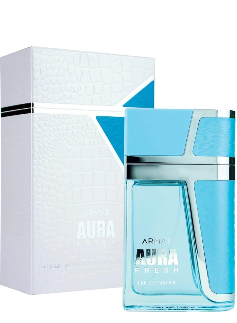 أرماف ارماف عطر اورا فريش بلو او دي بارفان للرجال 100 مل - Image 2