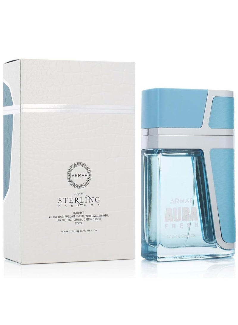 أرماف ارماف عطر اورا فريش بلو او دي بارفان للرجال 100 مل - Image 1