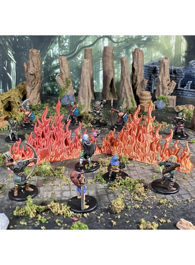 Extruded Gaming Wall of Fire Spell - Image 2