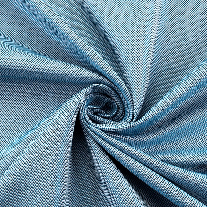 Deco Window Polyester Semi Blackout Opaque Curtains 7 Feet Long Set Of 2 Room Darkening EyeletBlue 35X7Ft Opaque Curtains With Perfect Pleats Connected Eyelet For Bedroom And Living Room - Image 5