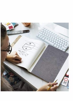 Excefore 100 Sheets Black Carbon Copy Paper for Hand Typewriters and Word Processors A4  - Image 2