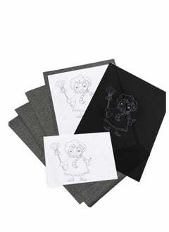 Excefore 100 Sheets Black Carbon Copy Paper for Hand Typewriters and Word Processors A4  - Image 3