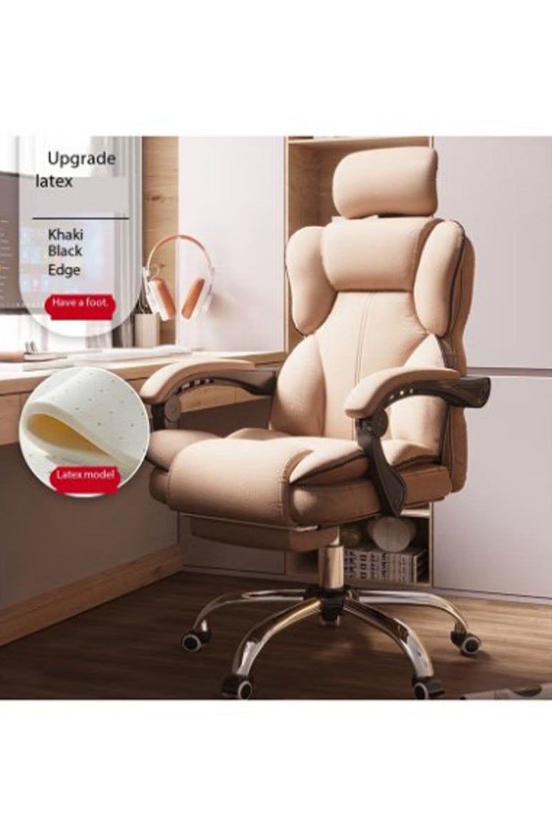 Generic Gaming Office Chair High Back Ergonomic Desk Computer Chair with Lumbar Support Retractable Footrest Adjustable Swivel and Arm-Rest  - Image 1
