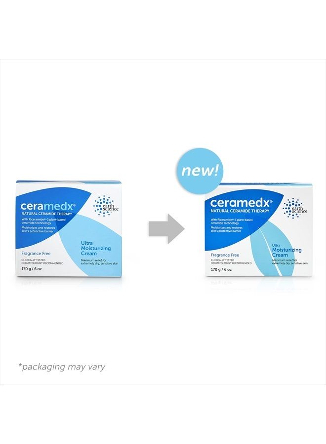 Ceramedx سيراميد إكس - كريم سيراميد طبيعي مرطب فائق بدون رائحة للبشرة الجافة والحساسة (6 أونصة) - Image 3