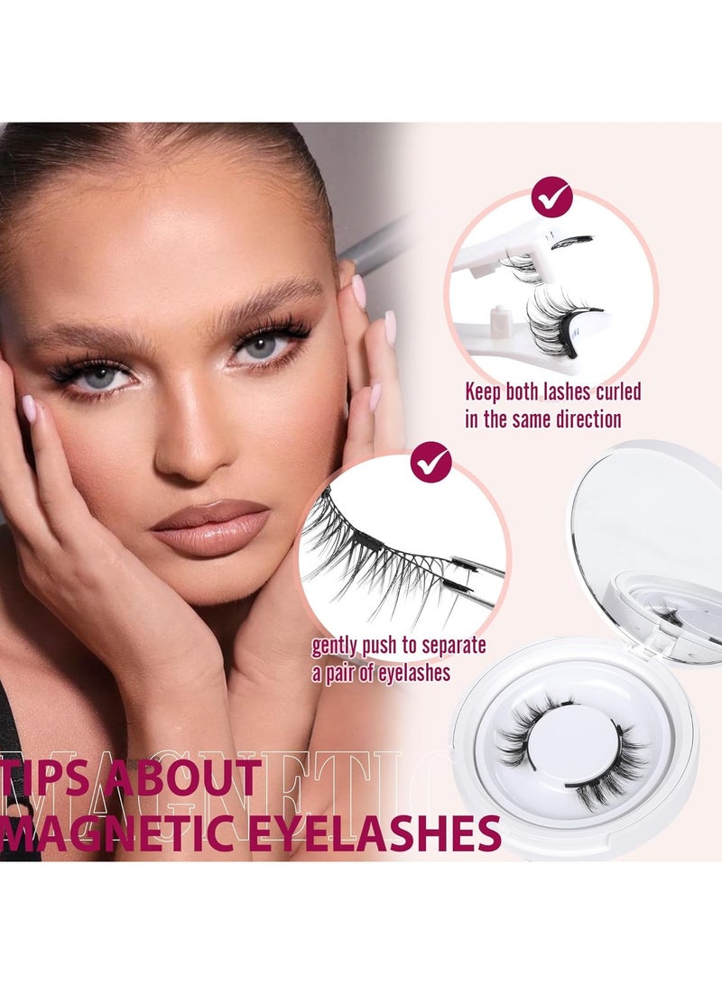 general Natural Magnetic Lashes - Reusable magnetic lash kit with applicator creates the look of thin false lashes without the need for glue or eyeliner! - Image 4