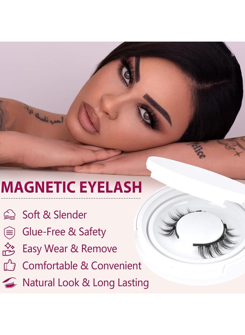 general Natural Magnetic Lashes - Reusable magnetic lash kit with applicator creates the look of thin false lashes without the need for glue or eyeliner! - Image 5