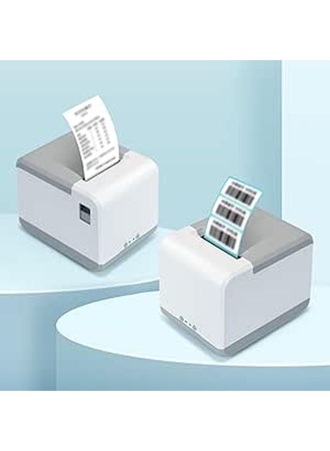 Flexman Bluetooth Thermal Label Printer For 1D 2D Barcode Receipt USB Home Office Business - Image 1