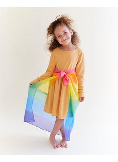 Sarah's Silks Set Of 3 Playsilks | Rainbow, Sky Blue, And Purple  - Image 4