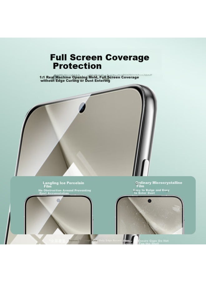 Langling For Huawei Pura70 Phone Screen Protector, Full Adhesive P70 Hydrogel Film, Non-tempered Full Screen Coverage, High-definition, Highly Transparent, Scratch-resistant, Wear-resistant, Anti-fingerprint Front Film