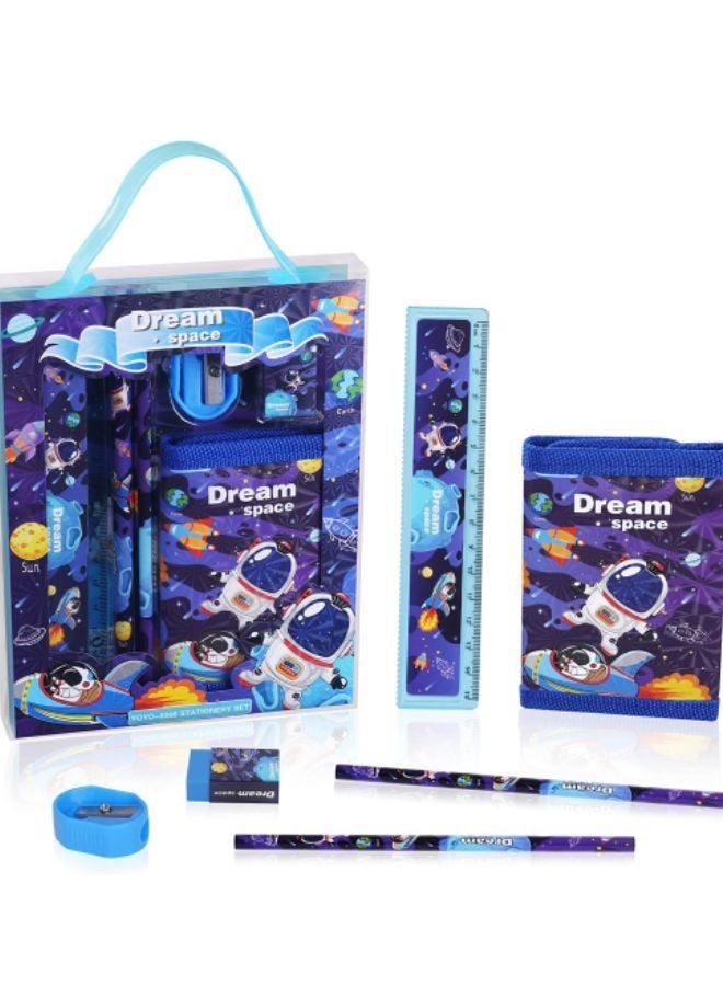 DecoLoral DECOR ME Astronaut Theme Stationary set with wallet. - Image 1