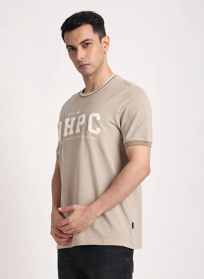 BEVERLY HILLS POLO CLUB  Logo Crew Neck T-Shirt for Men | Best Price UAE