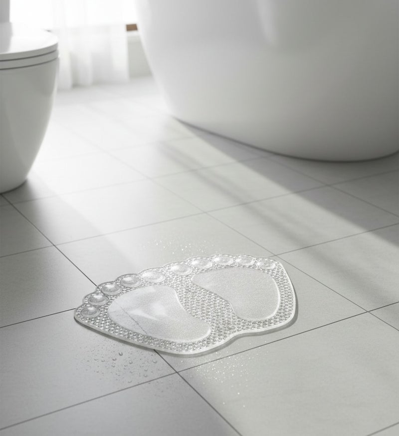 سبيس شوب دواسة حمام ضد الانزلاق شكل القدم - Image 1