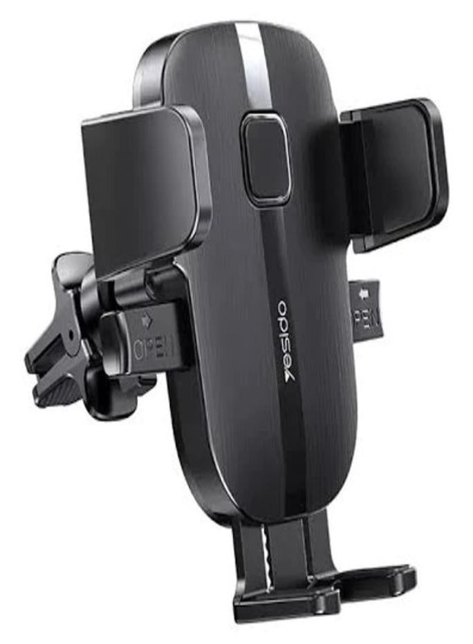 يسيدو حامل هاتف YESIDO C162 للسيارة بمنفذ هواء، قابل للدوران 360 درجة - Image 1