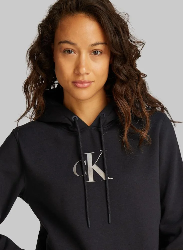 كالفن كلاين جينز Logo Deatil Hoodie