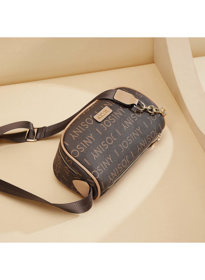 Josiny Women's Vintage Color-block Shoulder Bag, Large Capacity Pillow Bag, Crossbody Phone Bag, Women's Handbag - Image 5