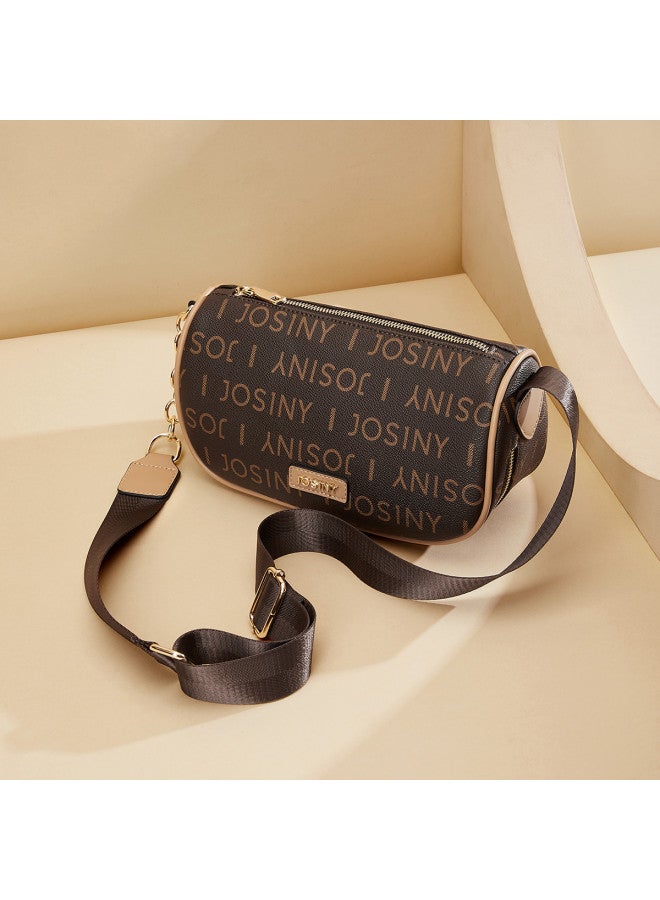 Josiny Women's Vintage Color-block Shoulder Bag, Large Capacity Pillow Bag, Crossbody Phone Bag, Women's Handbag - Image 3