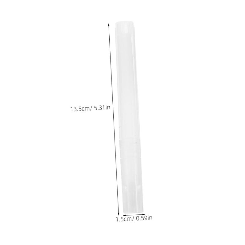 10 Pack Refillable Blank Marker Pens Round Head Empty Paint for Drawing - Image 3