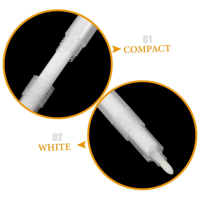 10 Pack Refillable Blank Marker Pens Round Head Empty Paint for Drawing - Image 4