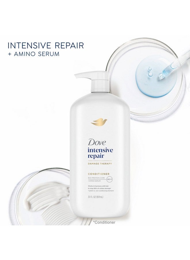 دوف مجموعة دوف لإصلاح الشعر التالف، مكونة من 4 قطع، بلسم مع مركب بيو ريستور، 31 أونصة - Image 4