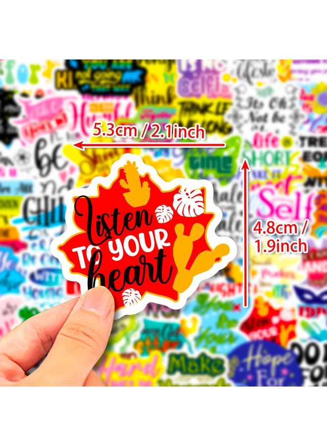 Bluejw 50 English Graffiti Stickers Personalized Text Decorative Stickers Luggage Notebook Outdoor Waterproof - Image 3