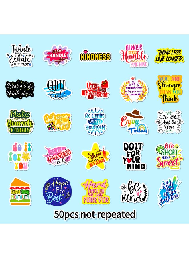 Bluejw 50 English Graffiti Stickers Personalized Text Decorative Stickers Luggage Notebook Outdoor Waterproof - Image 4