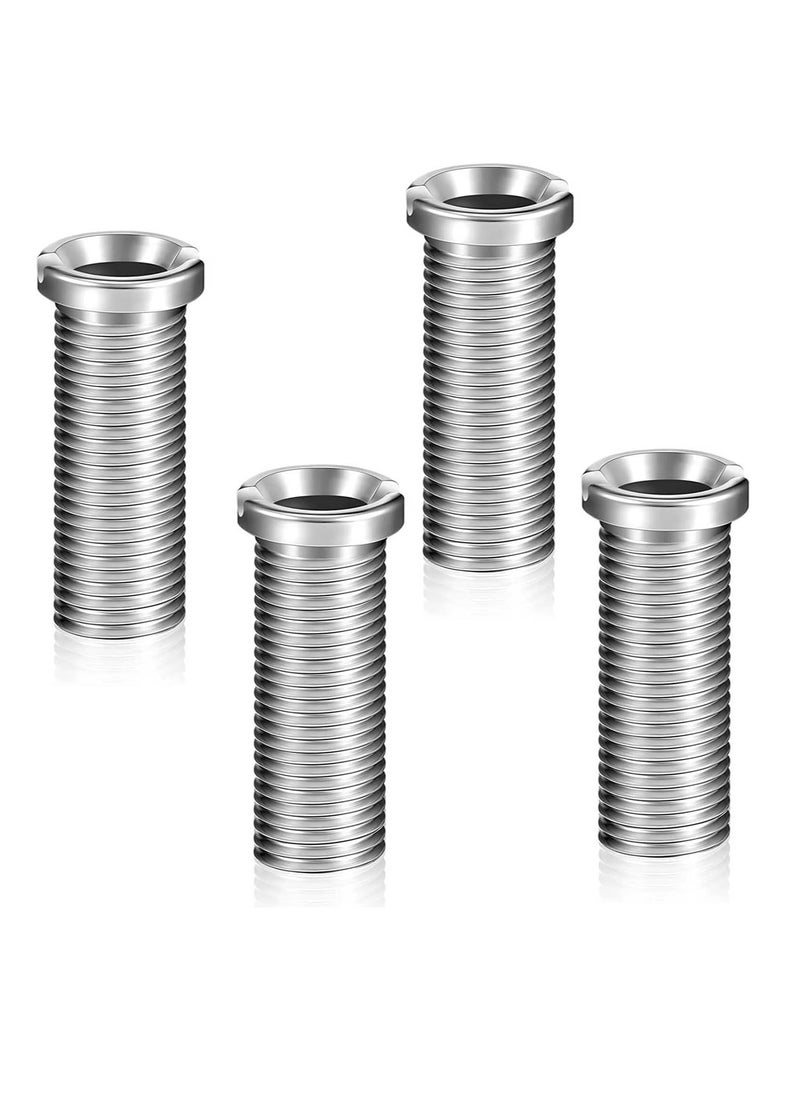 Oasisgalore 4 Pcs Sink Basket Screw 35 mm Kitchen Sink Drain Strainer Hollow Screw M12 Sink Bolt Screw for Strainer Plug  - Image 1