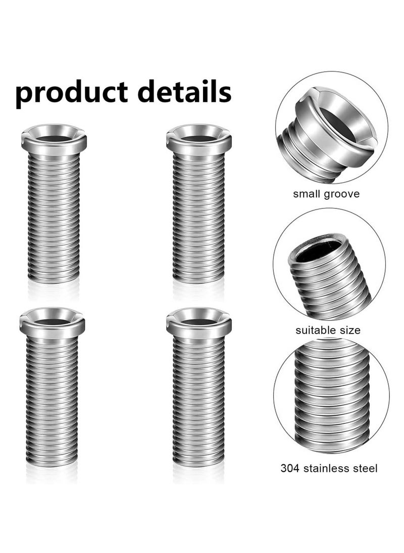 Oasisgalore 4 Pcs Sink Basket Screw 35 mm Kitchen Sink Drain Strainer Hollow Screw M12 Sink Bolt Screw for Strainer Plug  - Image 3