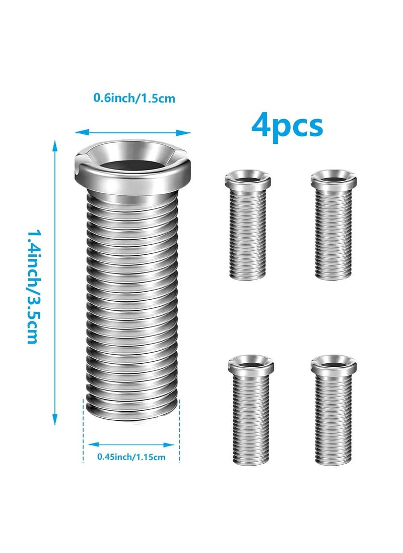 Oasisgalore 4 Pcs Sink Basket Screw 35 mm Kitchen Sink Drain Strainer Hollow Screw M12 Sink Bolt Screw for Strainer Plug  - Image 2