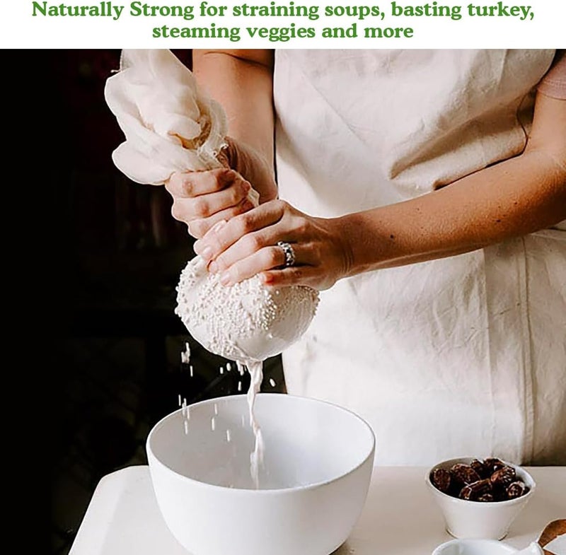 Regency Wraps 100% Cotton Cheesecloth For Straining, Basting Turkey, Canning, Cheese-making, Natural Standard, 2yd (Pack of 1) - Image 1