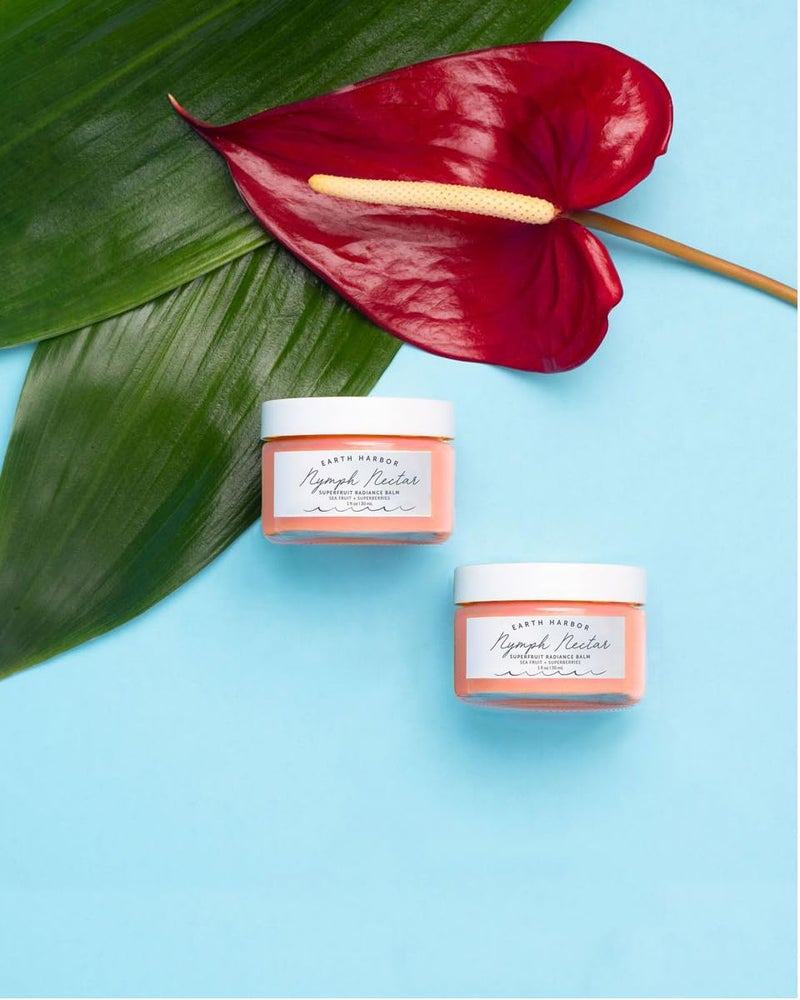 Earth Harbor | NYMPH NECTAR Superfruit Radiance Balm | Deep Moisturizer and Sleeping Mask | Superberries + Sea Fruit | 100% Natural + Vegan | 1 oz - Image 2