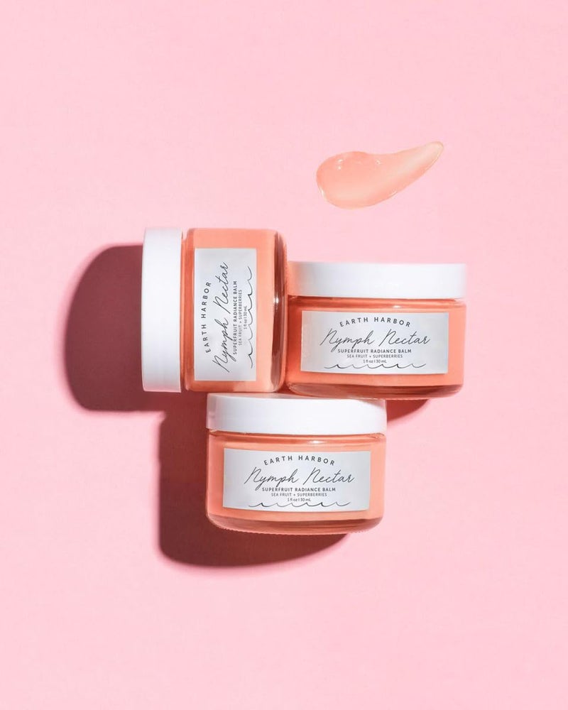 Earth Harbor | NYMPH NECTAR Superfruit Radiance Balm | Deep Moisturizer and Sleeping Mask | Superberries + Sea Fruit | 100% Natural + Vegan | 1 oz - Image 3