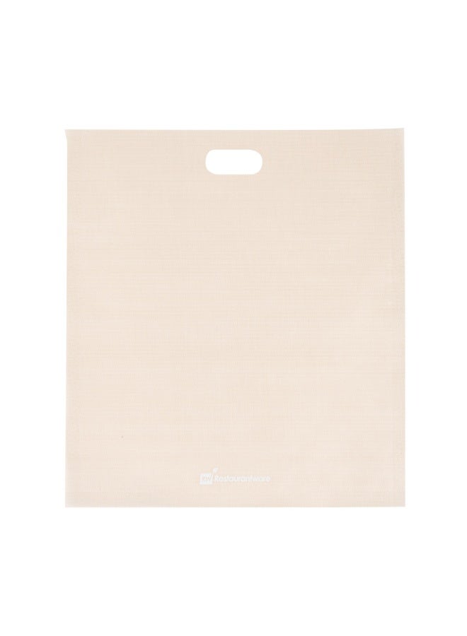 Restaurantware Bag Tek 7.5 x 6.7 Inch Toaster Bags, 10 Medium Toaster Sandwich Bags - Multipurpose, Non-Stick, Kraft Plastic Toaster Sleeves, Semi-Disposable - Image 1