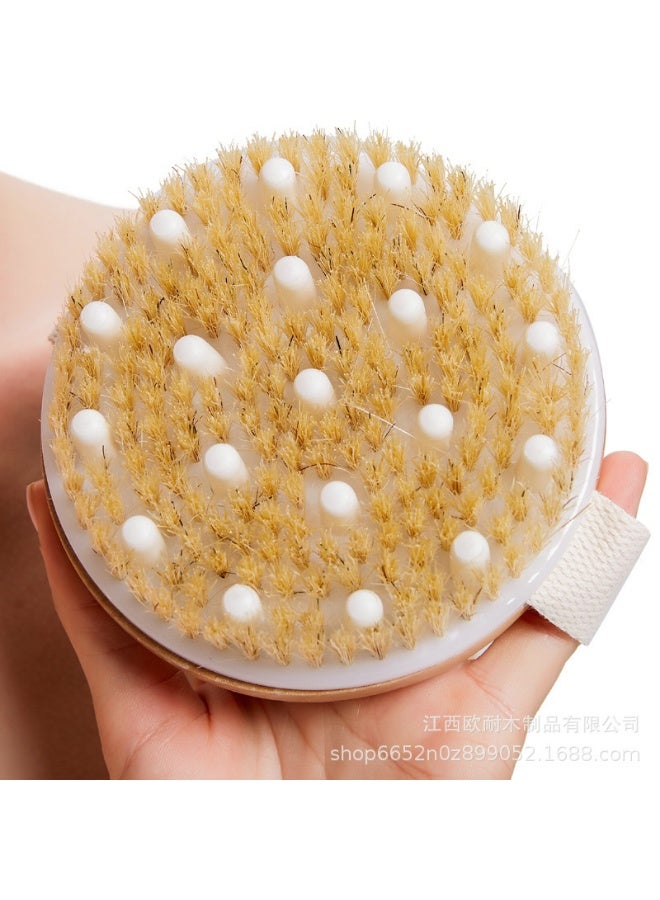 Dry and wet dual-purpose body brushes, exfoliating massage brushes, dry bristles, bath brushes, and body care brushes suitable for both men and women - Image 1