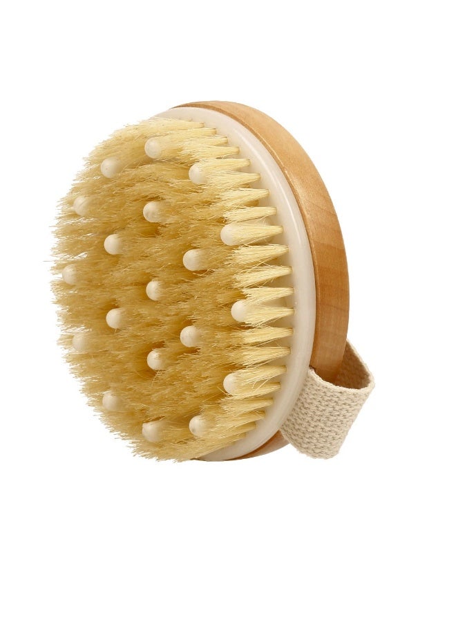 Dry and wet dual-purpose body brushes, exfoliating massage brushes, dry bristles, bath brushes, and body care brushes suitable for both men and women - Image 4