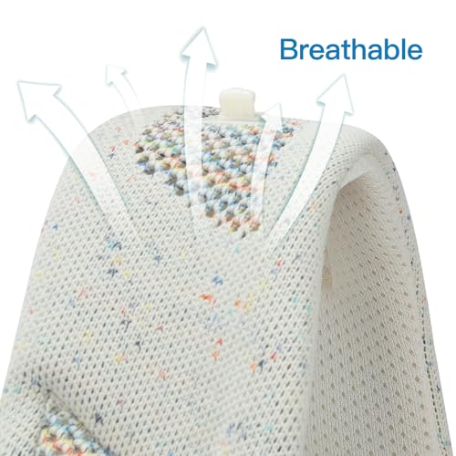 Bebamour Knit Baby Carrier Newborn to Toddler -Lightweight Baby Wrap Carrier 3-in-1 Baby Carrier Front and Back Carry (Cream,7-32 lbs) - Image 5