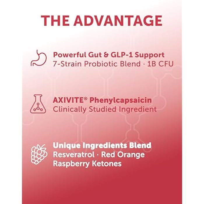 Lunakai PRO USA Made GLP-1 Supplement - Natural GLP 1 Booster with Probiotics & Resveratrol – Supports Weight Management, Cravings & Metabolism, 60ct - Image 3